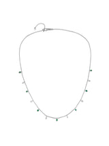 Next The Diamond Store Green Vivara Lab Emerald and Diamond Necklace Set- Buy online at McGrocer