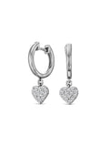 The Diamond Store lab diamond huggie earrings 0.29ct (British brand)