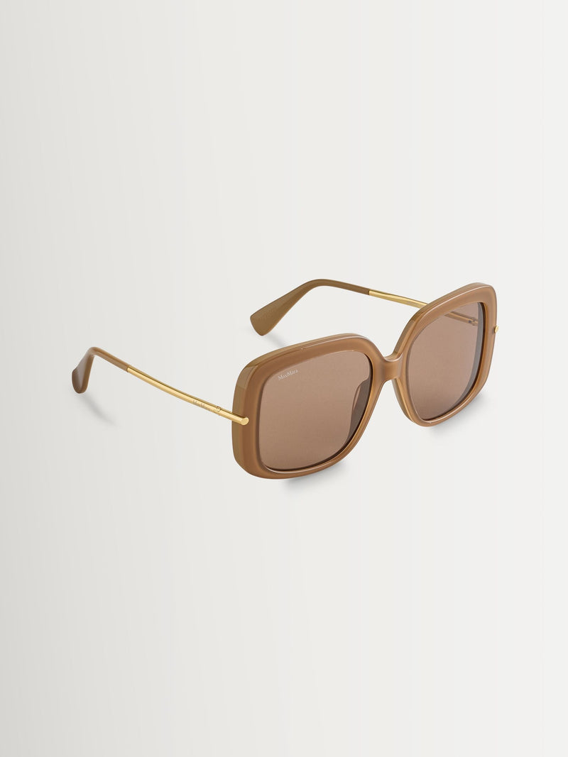 Max Mara brown acetate sunglasses - British product