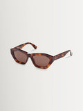 Max Mara brown acetate sunglasses with Maxim detail - British product