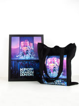 Next Pyramid International K-Pop Demon Hunters Framed Print and Tote Bundle- Buy online at McGrocer