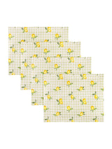 Next Furn Set of 4 Sage Fruits Lemons Placemats- Buy online at McGrocer