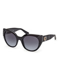 Guess black injected sunglasses oversized cat eye, imported from the UK
