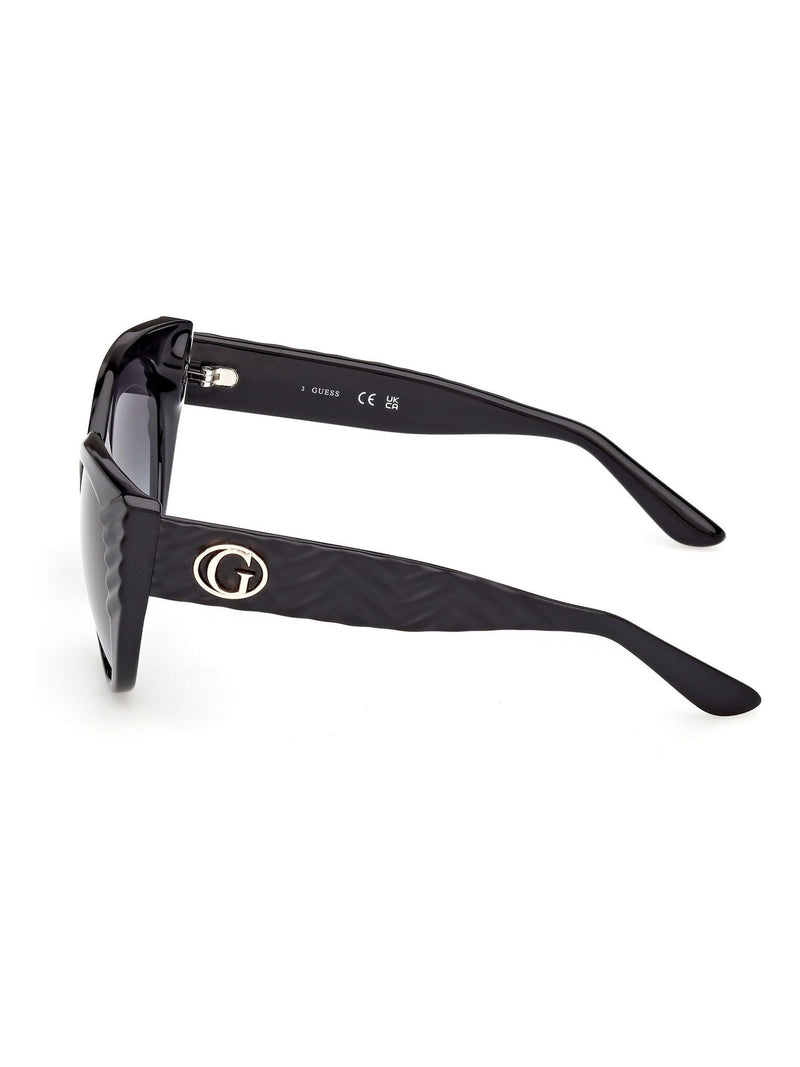 Guess black injected sunglasses oversized cat eye, imported from the UK