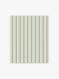 MADE.COM Mint Chocolate Kyria Stripe wallpaper sample A4 (British brand)