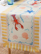 Next Furn Multicolour Brunch Stripes Indoor/Outdoor Table Runner- Buy online at McGrocer