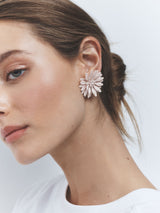 Next Pink Powder Coated Flower Stud Earrings- Buy online at McGrocer