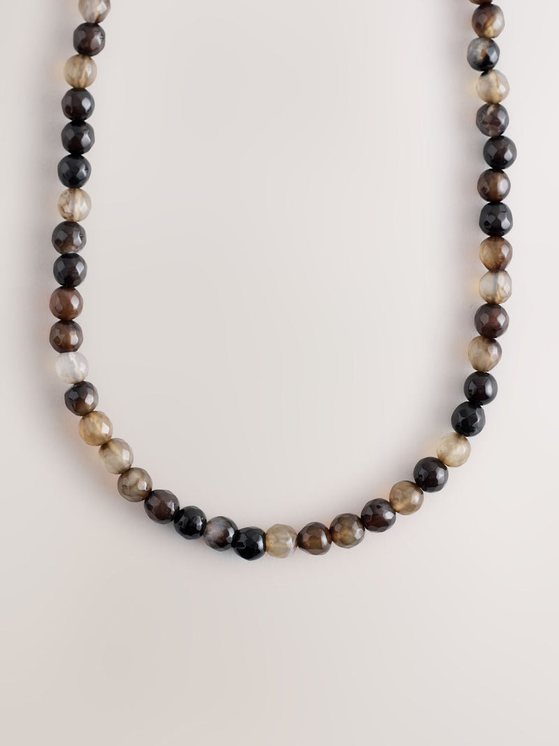 Brown Semi-Precious Stone Necklace, imported from the UK