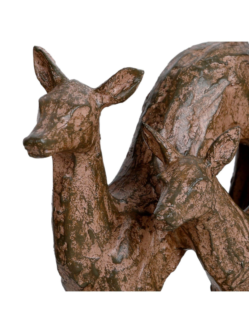 Libra Interiors leaping fawns sculpture (British brand)