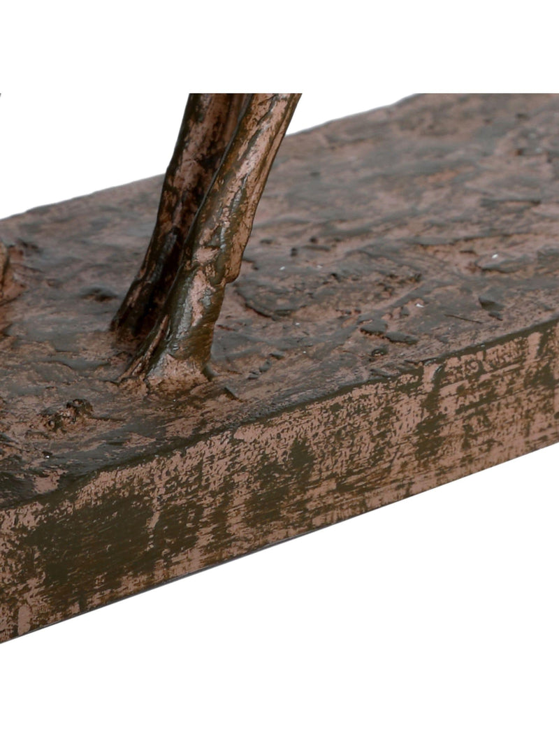 Libra Interiors leaping fawns sculpture (British brand)