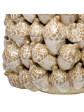 Libra Interiors cream acorn cluster vase decorative - British product