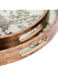 Libra Interiors cream monkey jungle decorative trays set (British brand)