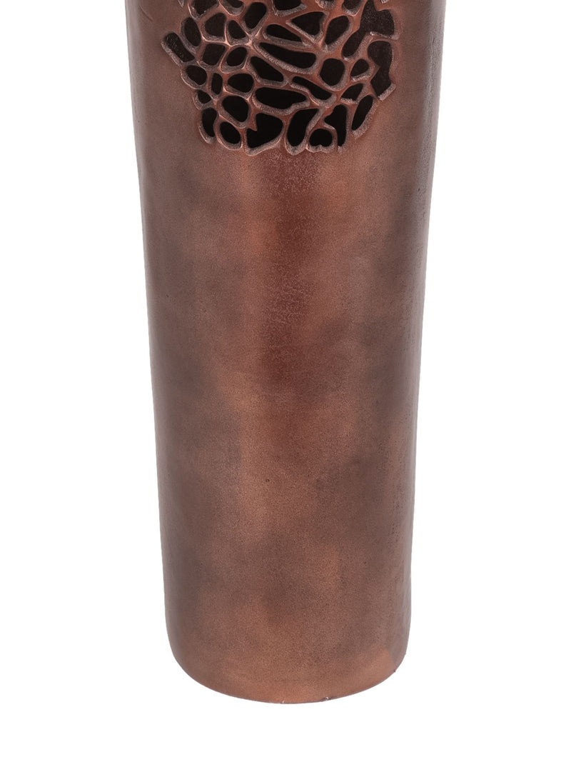 Libra Interiors Apo Coral raw bronze large vase, UK version