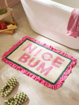 Next Furn Nice Bum Cotton Frill Bath Mat 50x80cm- Buy online at McGrocer