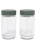 Crush Grind green Vaasa spice jars 10cm, imported from the UK