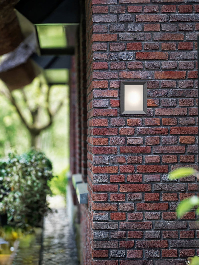 Philips black LED outdoor wall lantern, imported from the UK