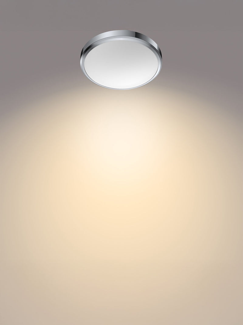 Philips Chrome LED Doris ceiling light 17W, imported from the UK