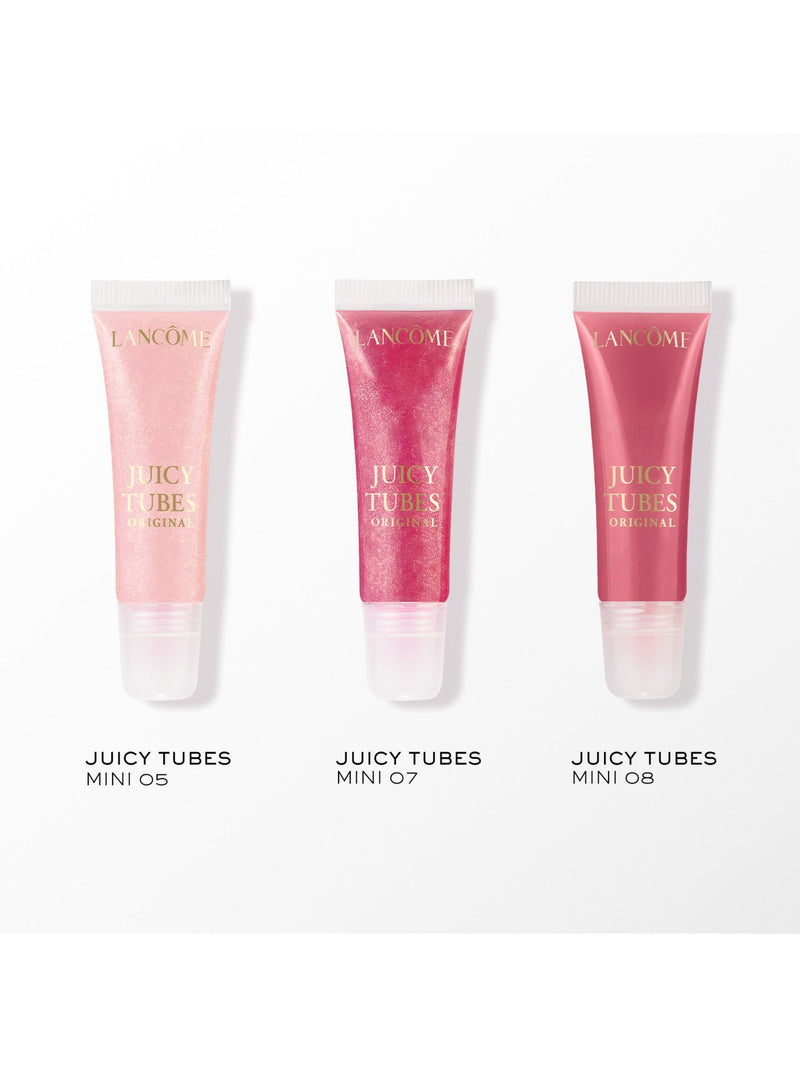 Lancôme Juicy Tubes mini trio lip gloss set - British product