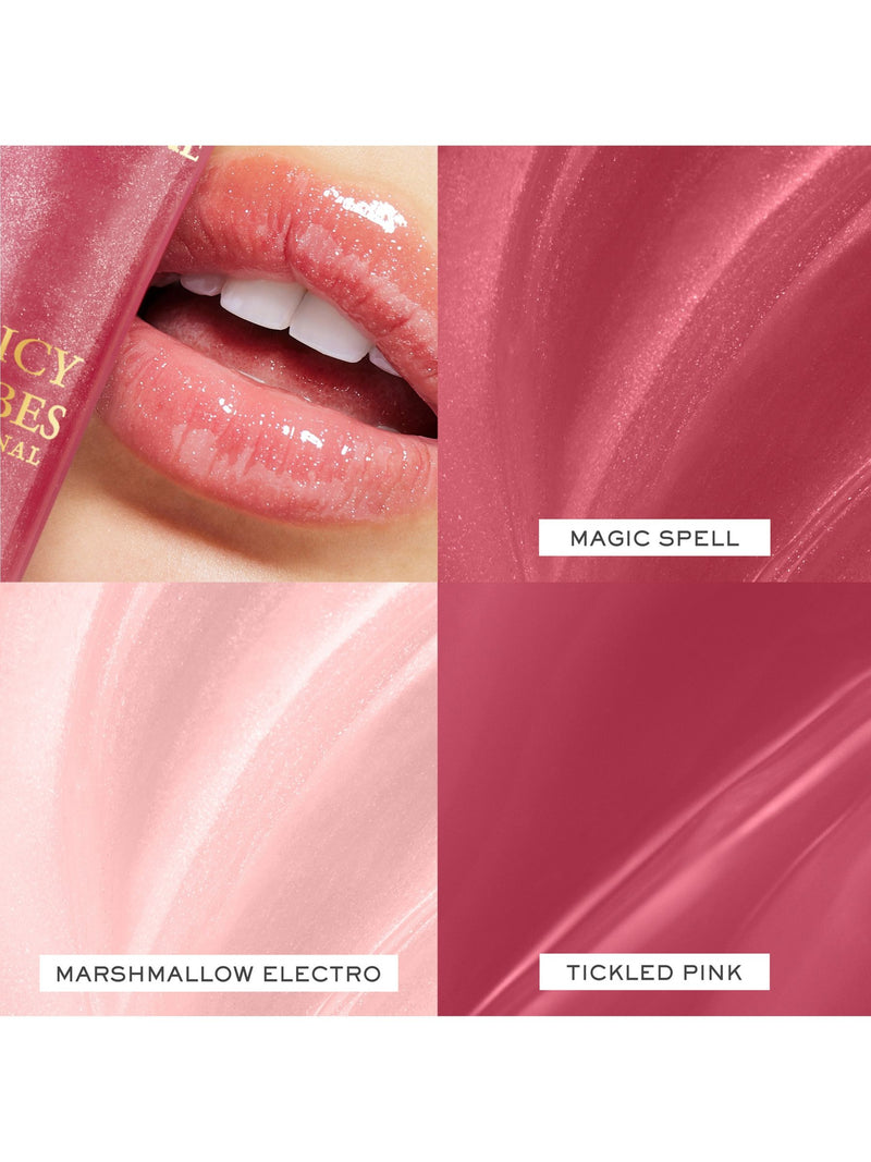 Lancôme Juicy Tubes mini trio lip gloss set - British product