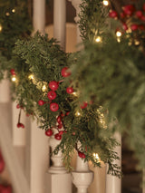 Next Lights4fun Warm White 1.5m Pre Lit Christmas Garland- Buy online at McGrocer