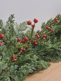 Lights4fun pre lit Christmas garland 1.5m, imported from the UK