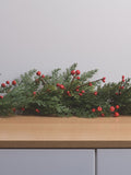 Lights4fun pre lit Christmas garland 1.5m, imported from the UK