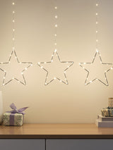 Next Lights4fun Clear LED Hanging Star Christmas Decoration Trio- Buy online at McGrocer
