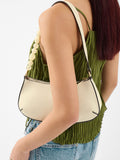 Accessorize cream beaded strap shoulder bag - British product