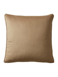 Appletree taupe velvet cushion 55x55 (British brand)