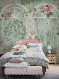 Laura Ashley Arlingham Gardens mural Eau De Nil 3m x 2.8m (British brand)