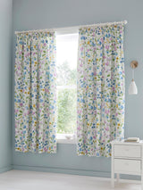 Next Dreams & Drapes Lilac Sweetpea Floral Lined Pencil Pleat Curtains- Buy online at McGrocer