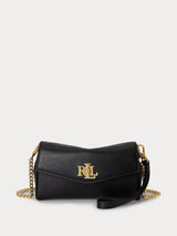 Next Lauren Ralph Lauren Black Turnlock Mini Chain Strap Crossbody Bag- Buy online at McGrocer