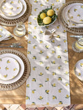 Sophie Allport linen table runner with lemons (British brand)