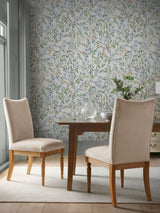 Next Laura Ashley Fresh Green Brayton Leaves A4 Wallpaper Sample- Buy online at McGrocer