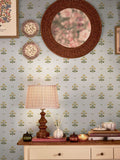 Laura Ashley Harthill Daisy wallpaper sample A4, imported from the UK