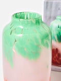 Oliver Bonas Lennox pink green orange glass vase (British brand)