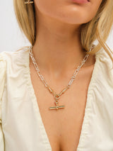 Next Inicio Metallic T-Bar Necklace- Buy online at McGrocer