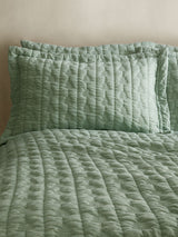 Next Pineapple Elephant Green Tamba Leaf Jersey Stripe Pillowcases Set of 2- Buy online at McGrocer