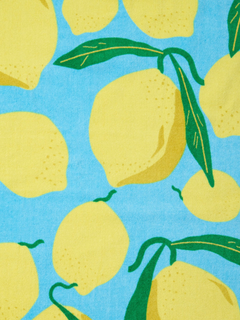 Catherine Lansfield lemon print sun lounger towel - British product