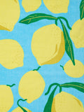Catherine Lansfield lemon print sun lounger towel - British product