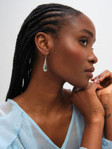 Next Simply Silver Abalone Fishhook Earrings- Buy online at McGrocer