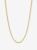 Inicio gold tone twist rope necklace 20 inch - British product