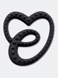 Etta Loves Black Sensory Rubber Teether Size ONE, UK version
