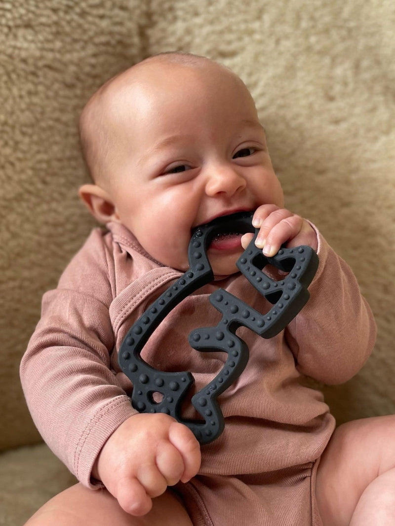Etta Loves Keith Haring sensory natural rubber teether, UK version