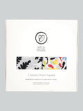 Etta Loves sensory muslin squares Black Fern Print 2 Pack, imported from the UK