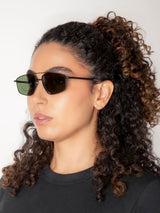 Next AllSaints VIRGO Matte Black Sunglasses 55/15-140- Buy online at McGrocer