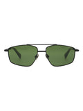 AllSaints matte black pilot sunglasses, imported from the UK