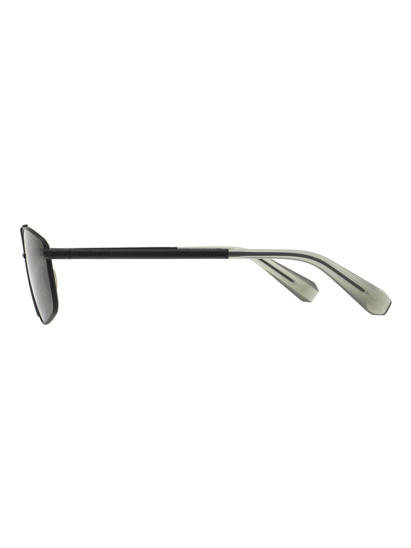 AllSaints matte black pilot sunglasses, imported from the UK