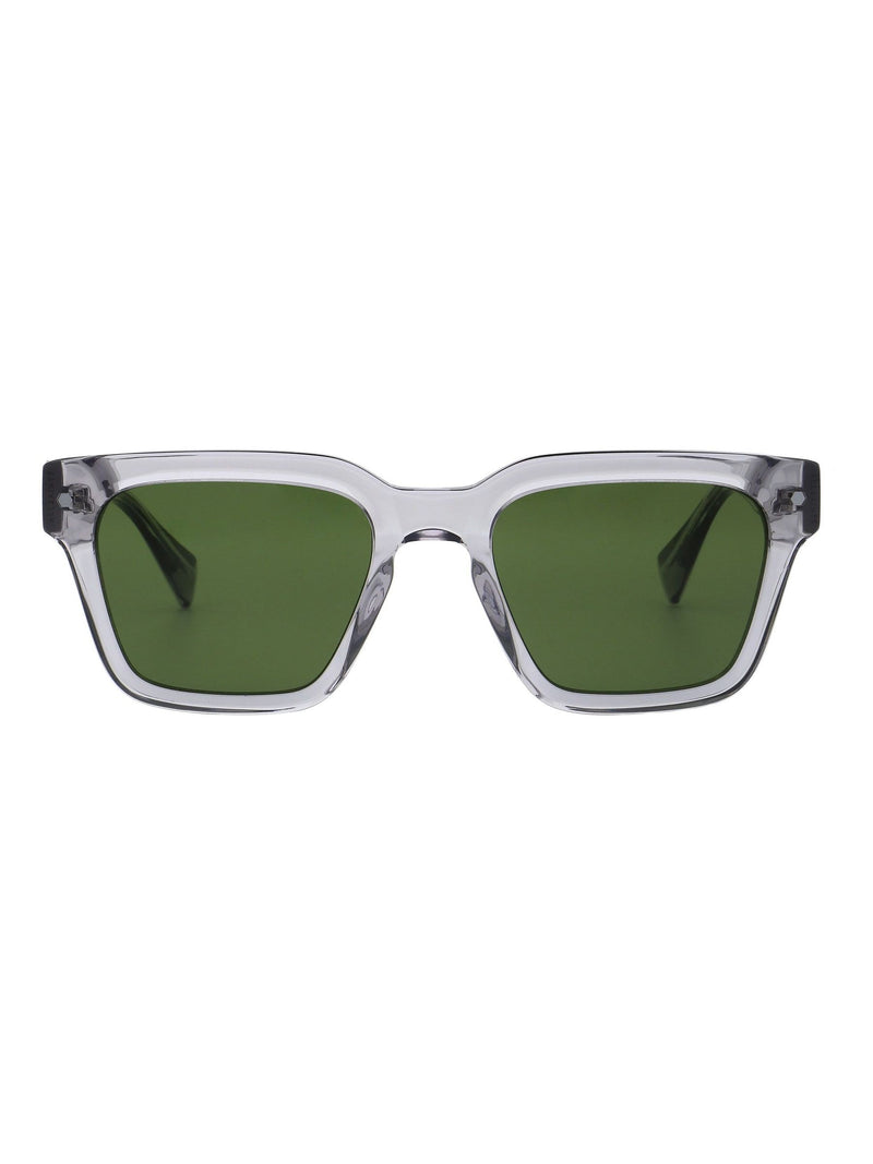 AllSaints grey crystal sunglasses with green lenses - British product