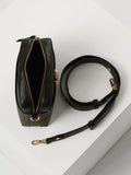 Luella Grey black Sian camera cross-body bag, imported from the UK